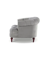 Jennifer Taylor Home La Rosa 69" Victorian Chesterfield Loveseat