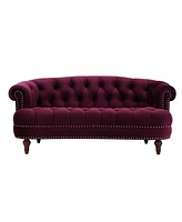 Jennifer Taylor Home La Rosa 69" Victorian Chesterfield Loveseat