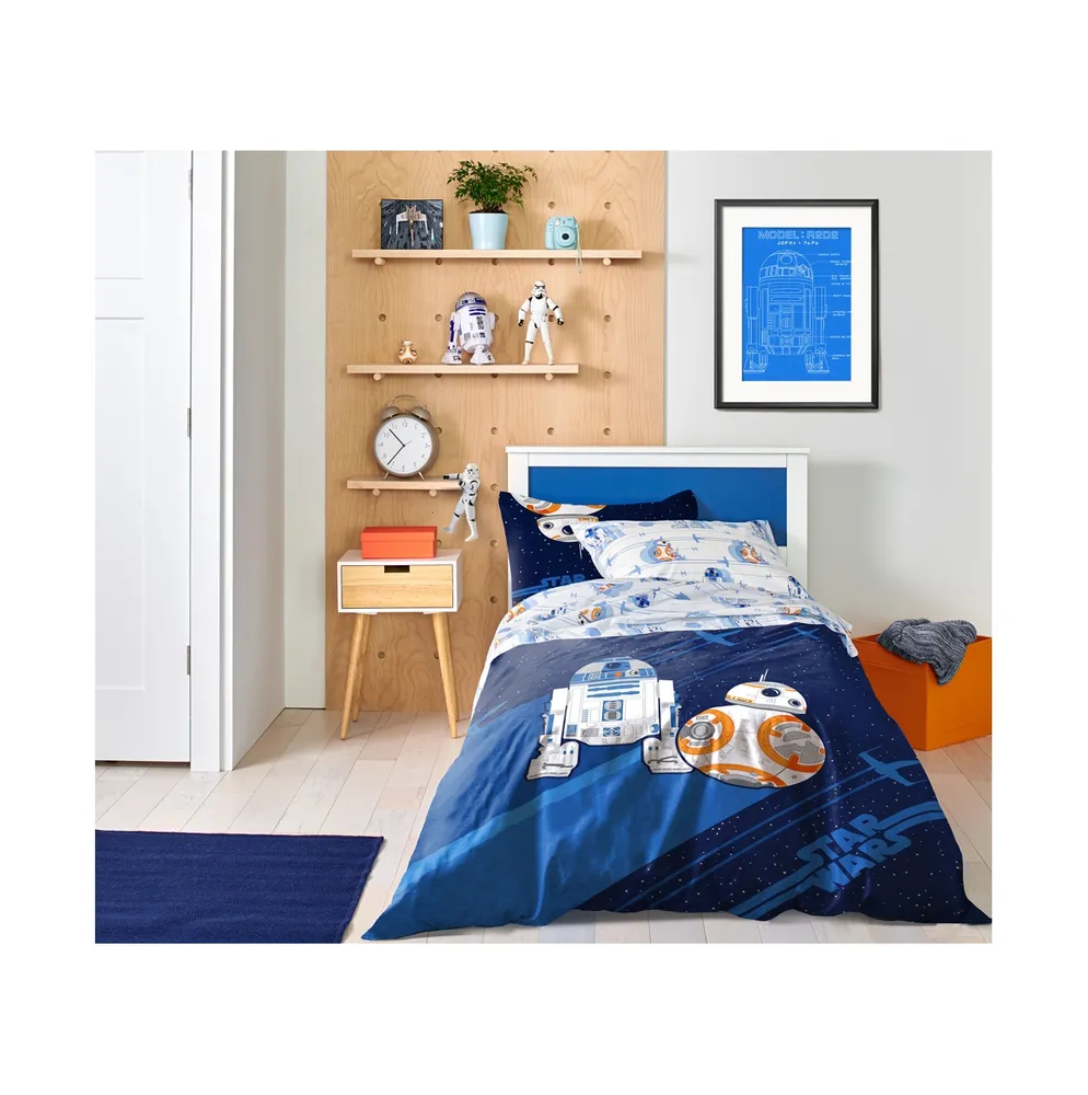 Saturday Park Star Wars Droids 100% Organic Cotton Queen Bed Set