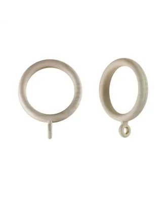 Rod Desyne Plastic Faux Wood Rings 1 3 8 Id Set Of 10 Collection