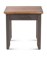 Steve Silver Bear Creek 24" Wide Wooden End Table