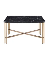 Steve Silver Daxton 31.5" Faux Marble Square Cocktail Table