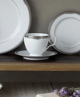 Noritake Laurelvale 4 Piece Saucer Set, Service for 4