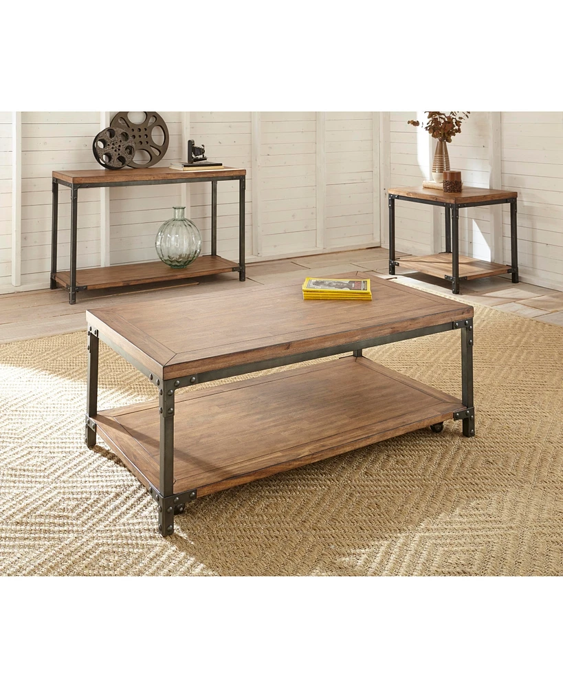 Steve Silver Lantana 26" Wood Finish End Table