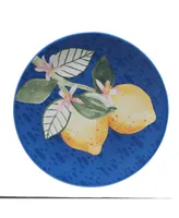 Certified International Lemonade Set of 4 Salad Plate 9"