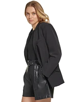 Dkny Women's Peak Lapel Two-Button Long-Sleeve Blazer