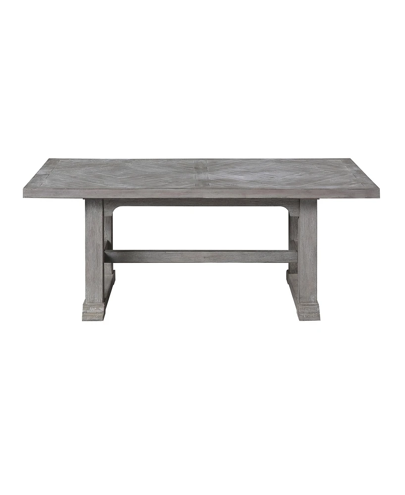 Steve Silver Whitford 48" Distressed Wood Coffee Table