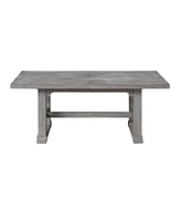 Steve Silver Whitford 48" Distressed Wood Coffee Table