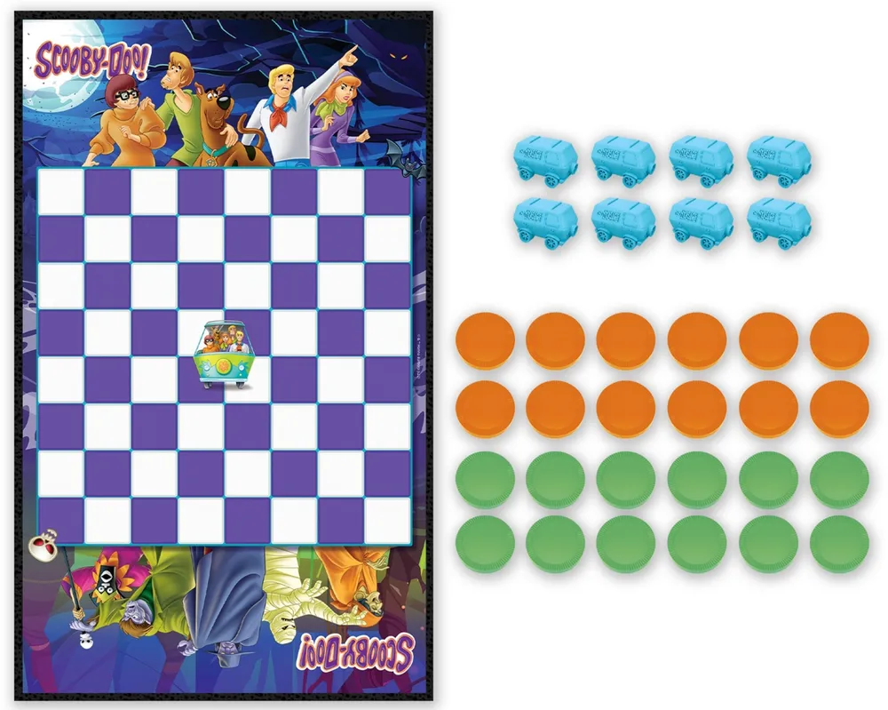 Masterpieces Hanna Barbara Scooby-Doo! Checkers for Kids