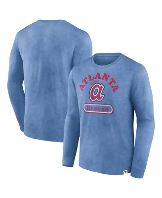 Men's Fanatics Royal Atlanta Braves Circus Catch Long Sleeve T-shirt