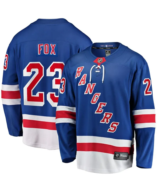 Men's Fanatics Branded Adam Fox Blue New York Rangers Home Premier Breakaway Player Jersey