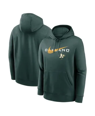 Men's Nike Green Oakland Athletics Swoosh NeighborHOOD Pullover Hoodie