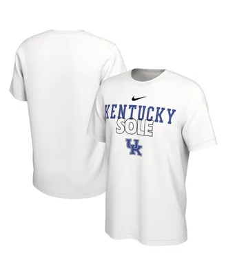 Men's Nike White Kentucky Wildcats On Court Bench T-shirt