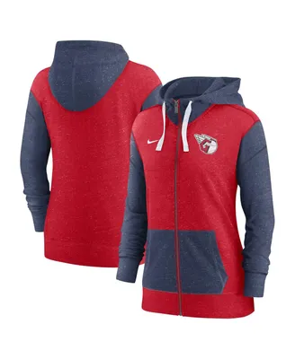 Women's Nike Red Cleveland Guardians Full-Zip Hoodie