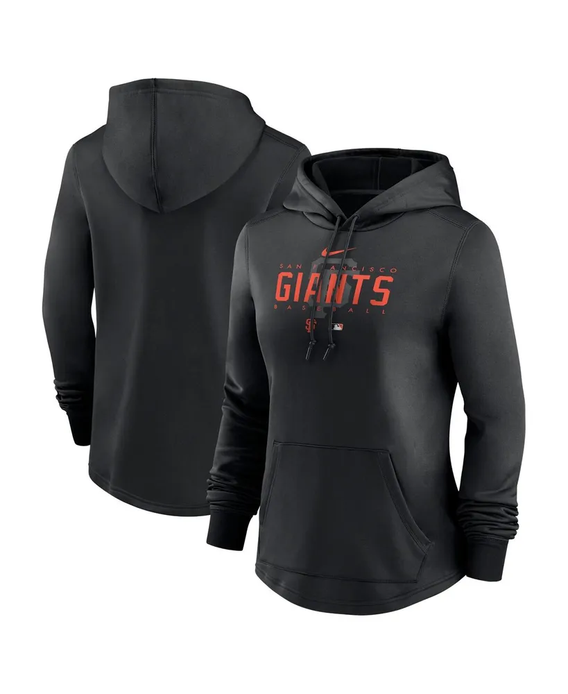 Women's Nike Black San Francisco Giants Authentic Collection Pregame Performance Pullover Hoodie
