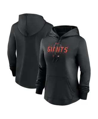 Women's Nike Black San Francisco Giants Authentic Collection Pregame Performance Pullover Hoodie