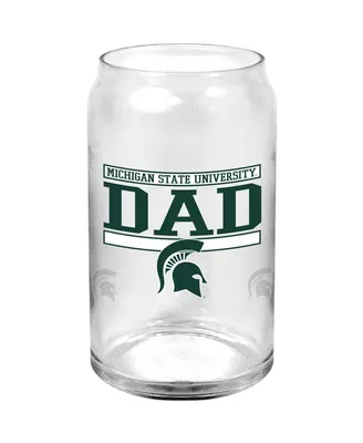 Michigan State Spartans 16 Oz Dad Can Glass