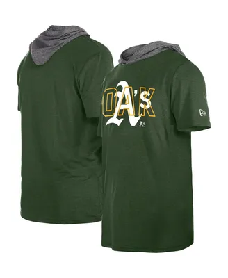 Men's New Era Green Oakland Athletics Team Hoodie T-shirt