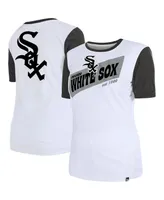 Women's New Era White Chicago White Sox Colorblock T-shirt