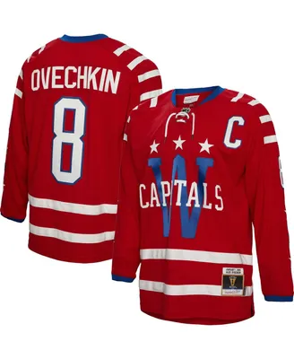 Men's Mitchell & Ness Alexander Ovechkin Red Washington Capitals 2015 Blue Line Player Jersey