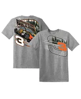 Men's Richard Childress Racing Team Collection Heather Gray Austin Dillon 2023 #3 Bass Pro Shops T-shirt