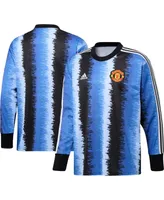 Men's adidas Black Manchester United Authentic Football Icon Goalkeeper Jersey