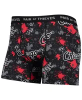 Men's Pair of Thieves Black Chicago White Sox Super Fit 2-Pack Boxer Briefs Set