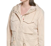 Levi's Plus Size Zip-Front Long-Sleeve Hooded Jacket