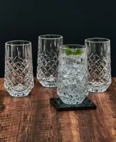 Mikasa Wesley 12 Ounce Highball Glass 4-Piece Set