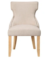 Allia Tufted Wingback Side Chair 2 Piece Set