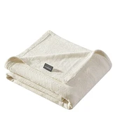 Closeout! Eddie Bauer Herringbone Solid Blanket
