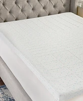 ProSleep 3" Zoned Comfort Memory Foam Mattress Topper with Cooling Cover, King, Created for Macy's