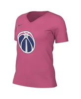 Women's Nike Pink Washington Wizards 2022/23 City Edition Essential V-Neck T-shirt