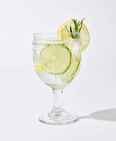 Euro Ceramica Fez Wine Glasses, Set of 4