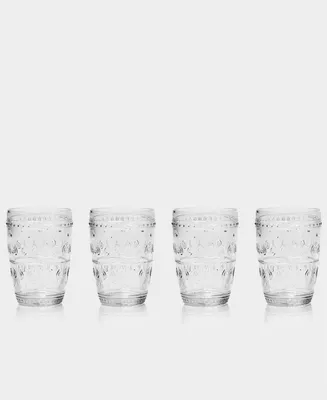 Euro Ceramica Fez Highball Glasses, Set of 4