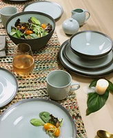 Euro Ceramica Diana 16 Pc. Dinnerware Set, Service for 4