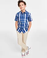 Tommy Hilfiger Toddler and Little Boys Flat-Front Stretch Chino Pants