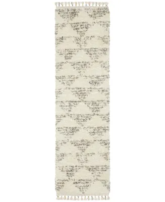 Jhb Design Vertical Shag VLS05A 2'3" x 7'6" Runner Area Rug