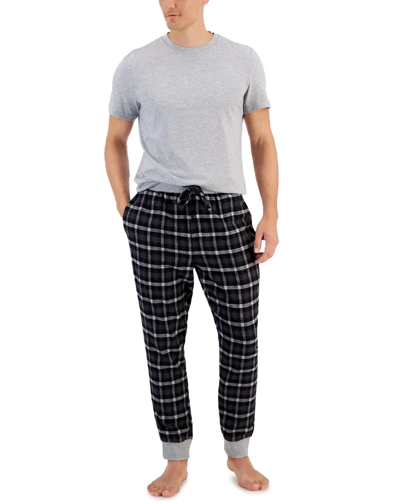 Club Room Men's Flannel Pajama Pants, Created for Macy's - Macy's