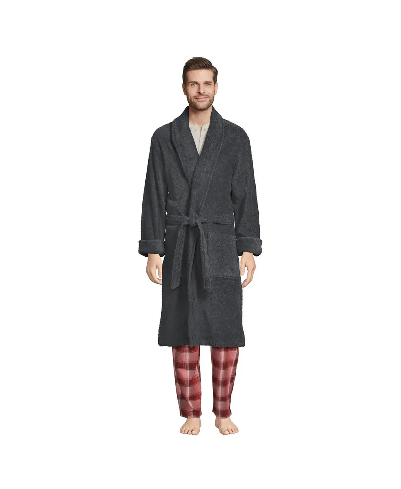 Residence Mens Flannel Long Sleeve Long Length Robe - JCPenney
