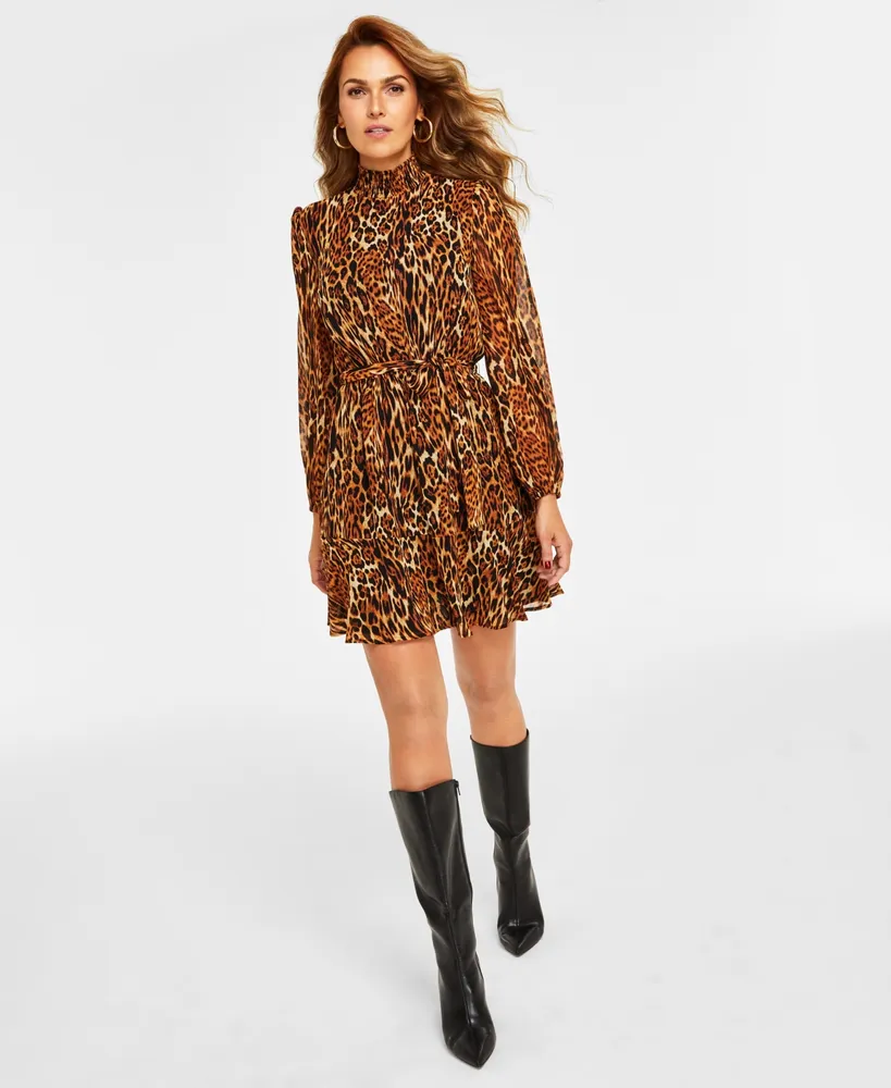 I.n.c. International Concepts Family Matching Women's Cheetah-Print Dress,  Created for Macy's