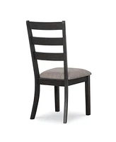 Ansel Black Dining Chair, Set of 2