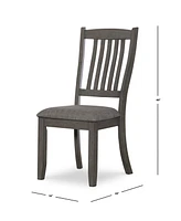 Allston Park Gray Farmhouse Dining Chair