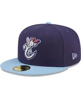 Men's New Era Navy Corpus Christi Hooks Authentic Collection 59FIFTY Fitted Hat