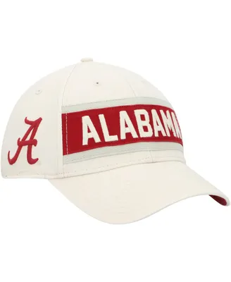 Men's '47 Brand Cream Alabama Crimson Tide Crossroad Mvp Adjustable Hat