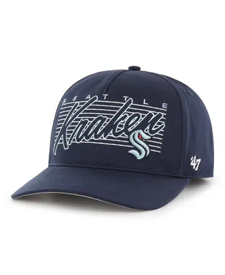 Men's '47 Brand Deep Sea Blue Seattle Kraken Marquee Hitch Snapback Hat