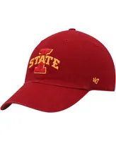 Men's '47 Brand Cardinal Iowa State Cyclones Clean Up Adjustable Hat