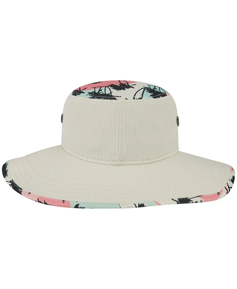 Men's New Era Natural Detroit Tigers Retro Beachin' Bucket Hat