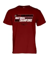 Men's Blue 84 Cardinal Arkansas Razorbacks 2023 Ncaa Men's Indoor Track and Field National Champions T-shirt