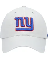 Men's '47 Brand Gray New York Giants Team Clean Up Adjustable Hat